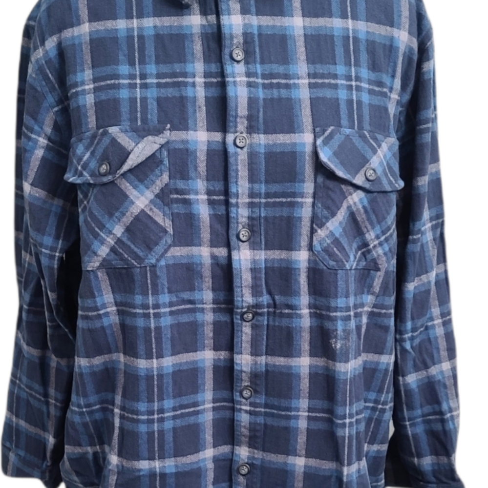 Anchorage Brand Men's Flannel Long Sleeve Button-up